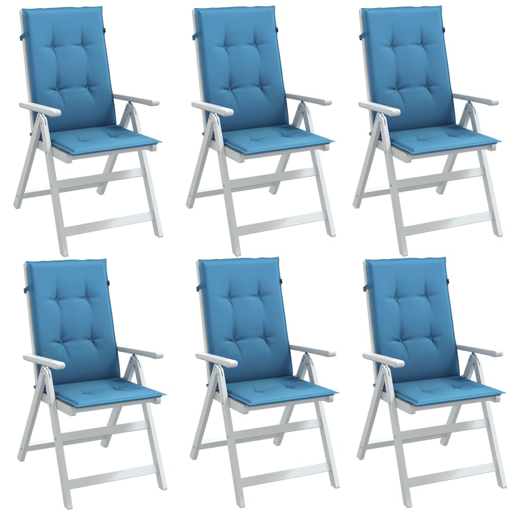 Hochlehner Cushions 4 pcs Melange Blue 120 x 50 x 4 cm Fabric