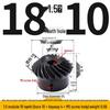 Коническая спиральная шестерня с модулями от 1,5 до 4 и 1:1 к 1:4 Передаточное число