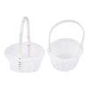 1Pcs Hand-Woven Mini Plastic Weaving Storage Fabric Basket Rattan Tea Picnic Bag
