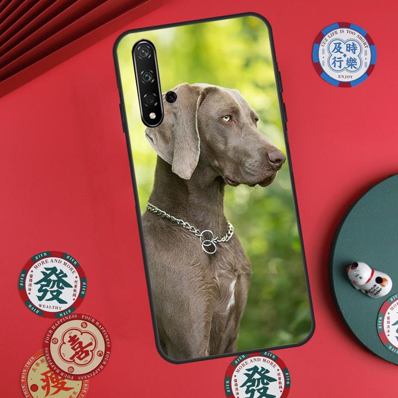 Чехол для телефона Huawei Nova 12s 7i 8i 11i 12i Y73 Y70 Y90 Y60 Y72 Y61 Y91 9 10 SE P30 Pro P40 Lite с изображением собаки Веймаранер