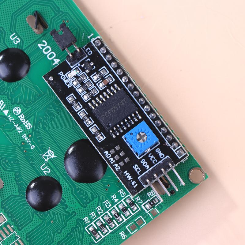 ЖК-модуль 2004 Сине-зеленый экран для ЖК 16x2 20x4 Символьный R3 Mega2560 Дисплей PCF8574T IIC I2C Интерфейс