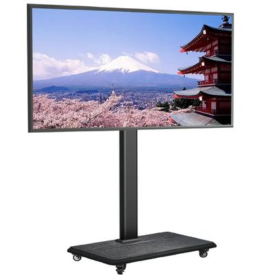 Подставка для телевизора USX MOUNT с высокой грузоподъемностью для мобильного телевизора, настенная, совместимая с деревянной высотой, поворотная стойка для телевизора для черных роликов, тип, подставка, монтируется,