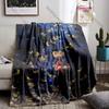 6 Sizes C-C0raline Print Blanket Warm Soft and Comfortable Home Travel Blanket Sofa Bedding Cover Blankets Gift for Friends Kids