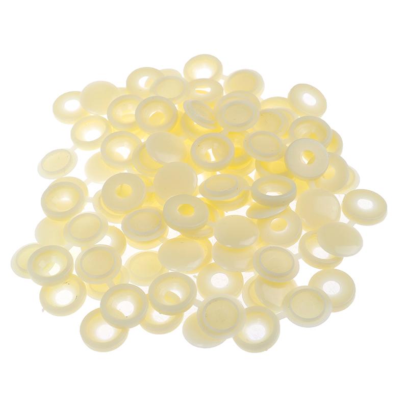 50 шт. навесные пластиковые винтовые колпачки для внешних кнопок, декоративная крышка для мебели