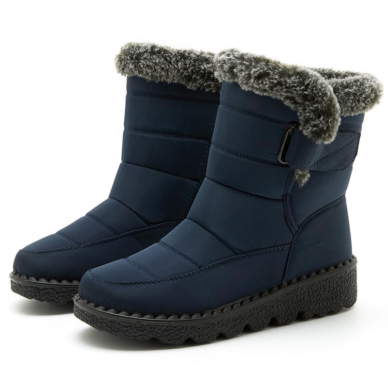 Женские ботинки Модные зимние ботинки для женщин Супер теплые Botas Mujer Обувь Женская Повседневная Зимняя обувь Женская Обувь на каблуке