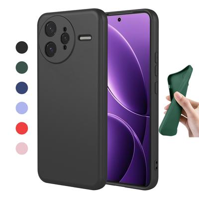 Гибкий чехол из жидкого силикона ТПУ для Xiaomi Poco F7 Pro Poco F7 Ultra 5G Защитная накладка Capa Fundas Coque