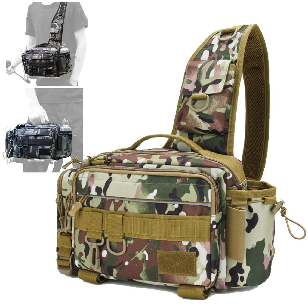 Разработанная с учетом потребностей рыболовов, эта водонепроницаемая рыболовная сумка вмещает все ваше рыболовное снаряжение, включая приманки 3 и Идеально подходит для ношения на поясе или через плечо, снаряжение, плоскогубцы,