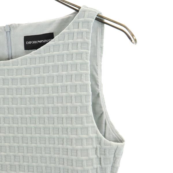 Emporio Armani Комбинезон без рукавов 38 Серый Застежка-молния сзади Женский Б/у