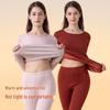 Women's Ultra-Soft Thermal Underwear Set: Fleece-Lined, Extra Thick, Heat-Generating Velvet for Winter 2025.
