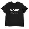 More Cowbell for Now T-Shirt Rapper Graphic Tees Oversized T Shirt Boys Animal Print T Shirt Men