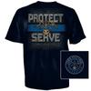 Chris Kyle Frog Blue Line T-Shirt M Navy