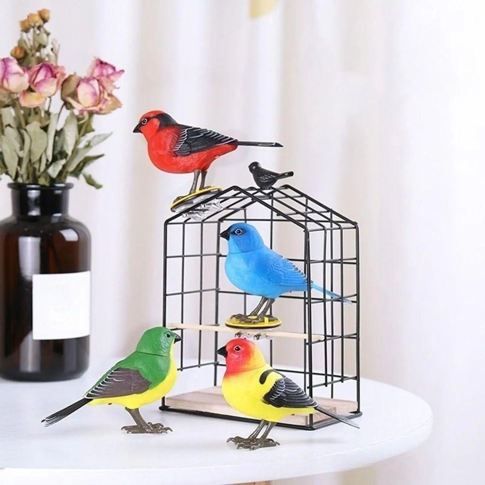 Artificial Bird Interactive Bird Toy Simulation Robot Birds Electric Singing Bird  Children Gift