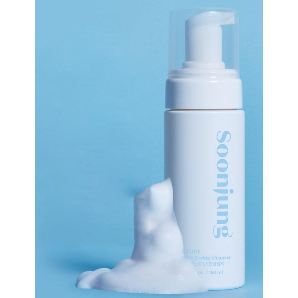 Etude House Soonjung Mildly Acidic 6.5 Whip Cleanser, 150ml, 2 Units