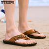 Fashion Outdoor Beach Shoes Slippers Simple Pinch Flip Flops Men's Sandals Handmade Shoes