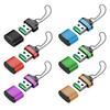 Высокоскоростной USB кардридер Портативный многослотовый адаптер для карт TF/SD, Plug-and-Play Быстрая передача данных Кардридер для телефона компьютера колонки