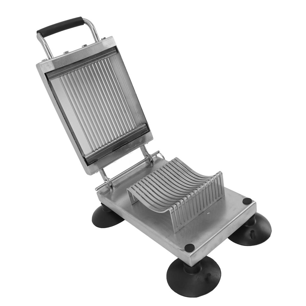 Commercial Vegetable Cutter Stainless Steel Anti Slip Manual Food Cutter with 4 Suction Cup for