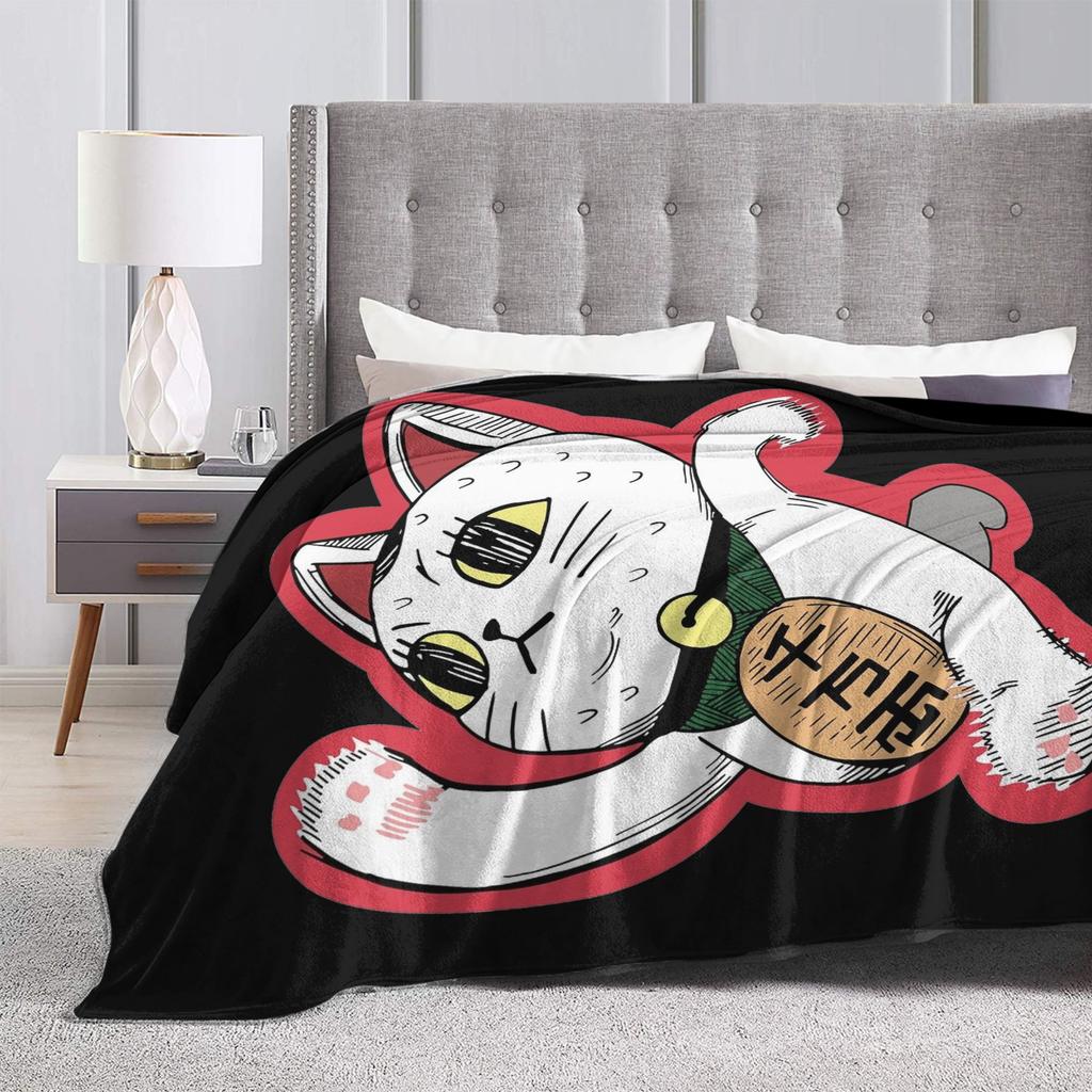 Turbo Granny Dandadan Anime Flannel Blankets Creative Throw Blanket for Bed Sofa Couch 200x150cm Plush Thin Quilt,