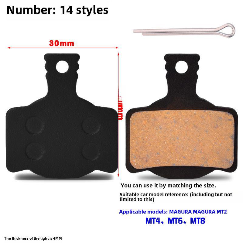 Дисковые тормозные колодки из полуметаллической смолы для горного велосипеда BB5 M355 M446 масляные дисковые тормоза