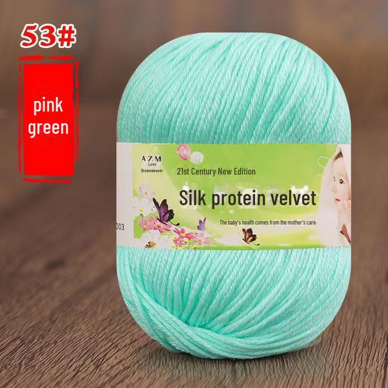 Детская пряжа из 6 нитей для ручной вязки свитеров, кукол, шарфов, тапочек.. Акриловый материал.