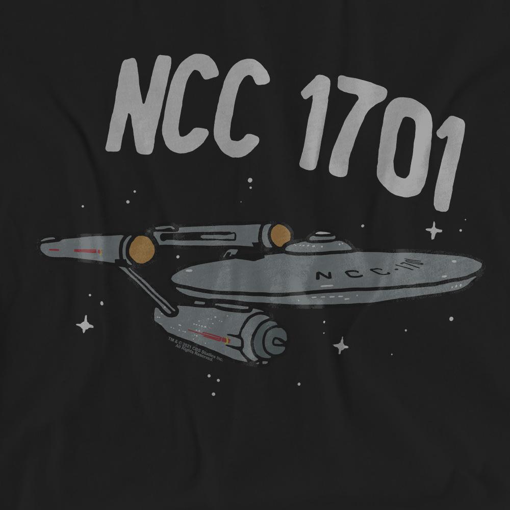 STAR TREK Unisex Adult The First Enterprise T-Shirt