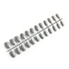 Pack of 24 Short Ballerina Safe Scratch-resistant Coffin False Nails French Style DIY Graceful Personality Acrylic Nail