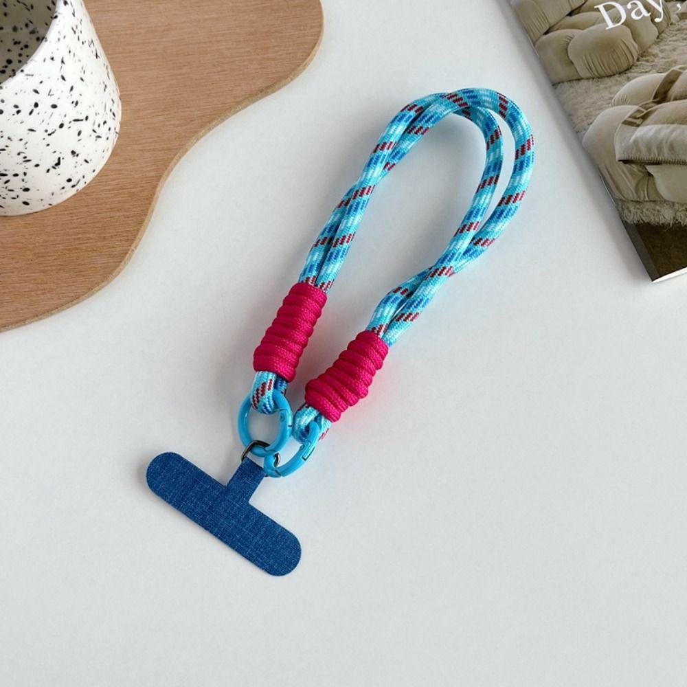 Candy Colors Anti-lost Rope Nylon Phone Wrist Straps Luxury Phone Lanyard  Phone Accessories