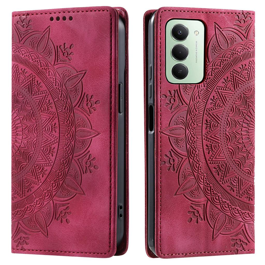 For Xiaomi Redmi 15 5G (EU) (171mm)/4G (EU) (171mm) Case Magnetic Closing Leather Phone Cover Pattern Imprinted