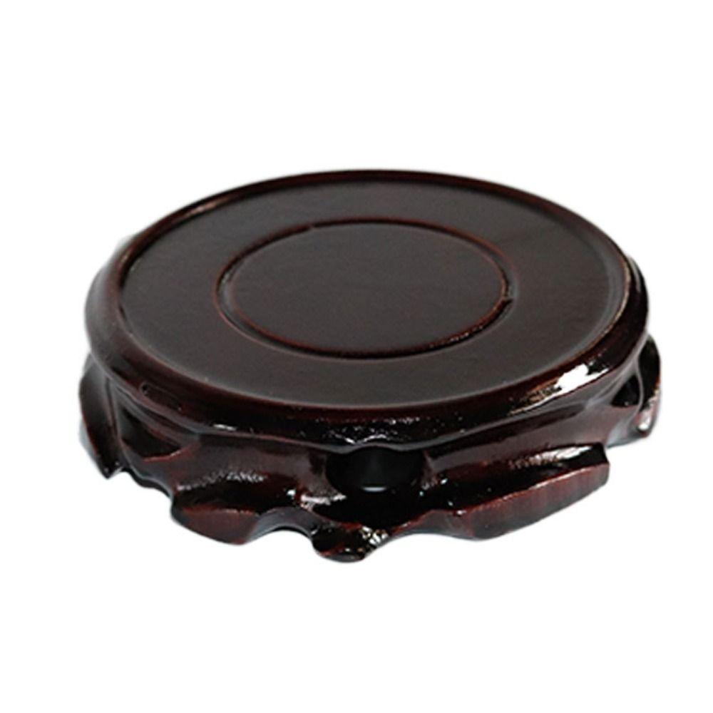 Wooden Planters Stand Ornaments Display Plant Caddy Stand New Pot Trays Garden Supplies