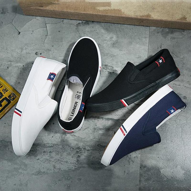 Мужская повседневная обувь Дышащая и легкая универсальная мужская парусиновая обувь Женская обувь для ленивых