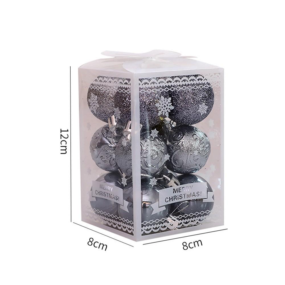 12 шт. Рождественский шар Рождественское украшение Подвеска-украшение для рождественской елки