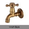 Antique Bronze Washing Machine Faucet Bibcock Faucet Garden Faucet Crane Brass Bathroom Mop Sink Faucets  Water Taps Garden