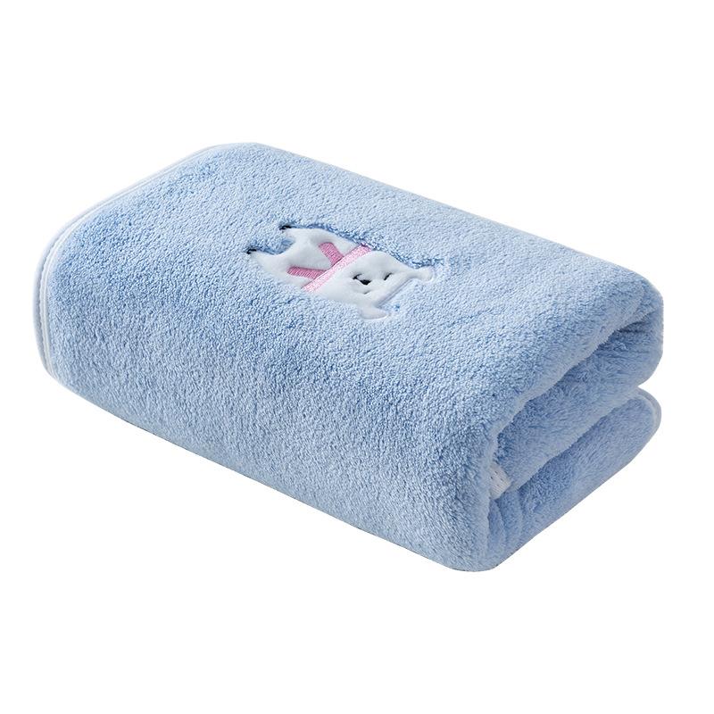 Cartoon Absorbent Towels Coral Fleece Face Towel for Adults Kids Soft Bath Hand Towel Gift Bathroom Towels for Home Bathroom
