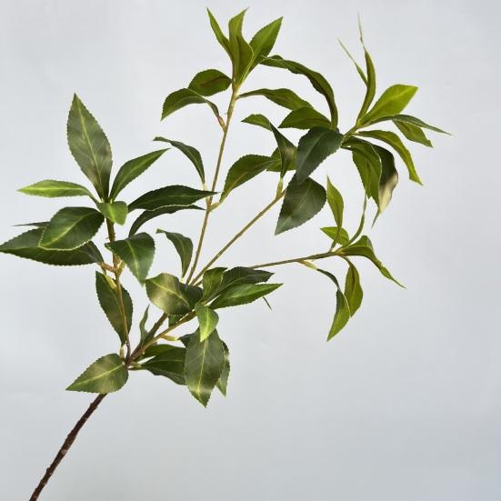 Искусственная ветка дерева Пиерис Зеленый лист Реалистичный Неувядающий Не требует полива Свадебное фото