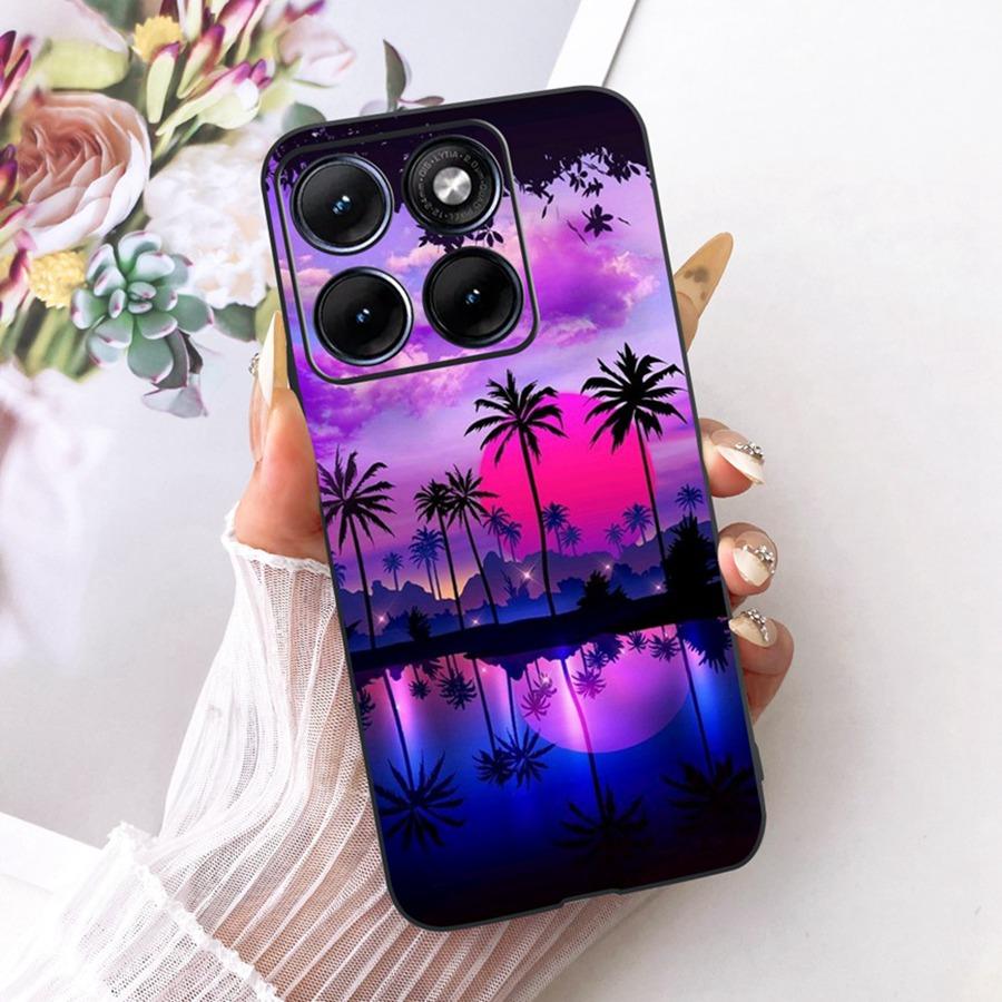 Чехол для телефона Motorola Edge 70 Fusion 2026 Чехол Милые Кошки Печать Мягкий Силиконовый Чехол для Moto Edge70 fusion XT2605-1 Funda