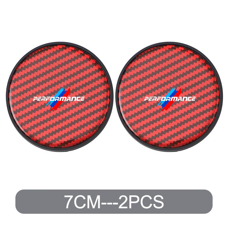 Car Water Coaster Cup Carbon Fiber Drink Anti-slip Pad Accessories For BMW X1 X2 X3 X4 X5 X6 X7 G20 G30 6GT E46 E90 E60 F10 E39 xg1
