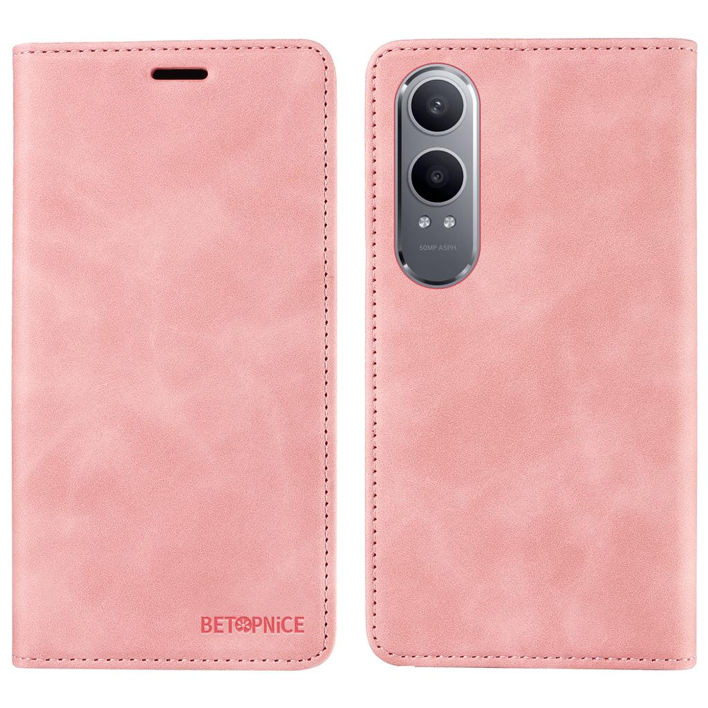 BETOPNICE 003 For OnePlus Nord CE4 Lite 5G/Oppo K12x 5G (China) Leather Phone Case Wallet Stand