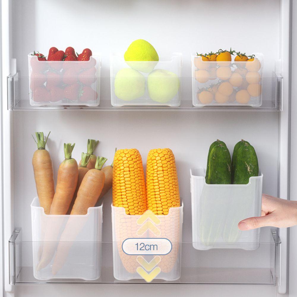 Thicken Fridge Organizer Rack Stackable Fridge Storage Bin New Food Storage Box  Kitchen Organizer