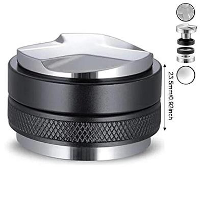 51/53/58mm Coffee Distributor & Tamper, Dual Head Coffee Leveler Fits, Adjustable Depth-Espresso 3Angled Coffeeware