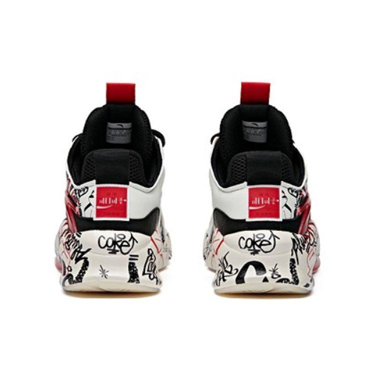 Coca Cola X Anta Dad Shoes Men Sneakers Black White Red 112018088S-1