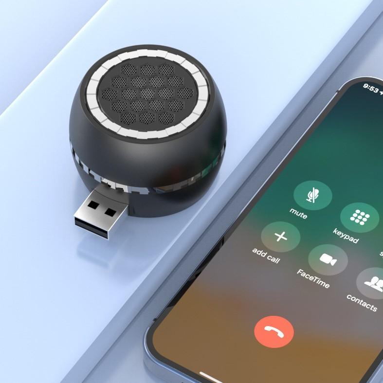 Портативная беспроводная Bluetooth-колонка Телефон Внешний динамик Универсальный 3,5-мм разъем Мини-коробка для звука Для смартфона Планшета Ноутбука MP3 MP4