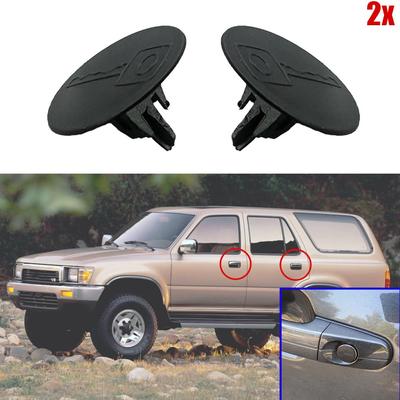 2x Крышка отверстия для ключа на ручку двери автомобиля, зажим для Toyota Avensis T250 Prius 20 RAV4 III Corolla E140 E150 Corona T190