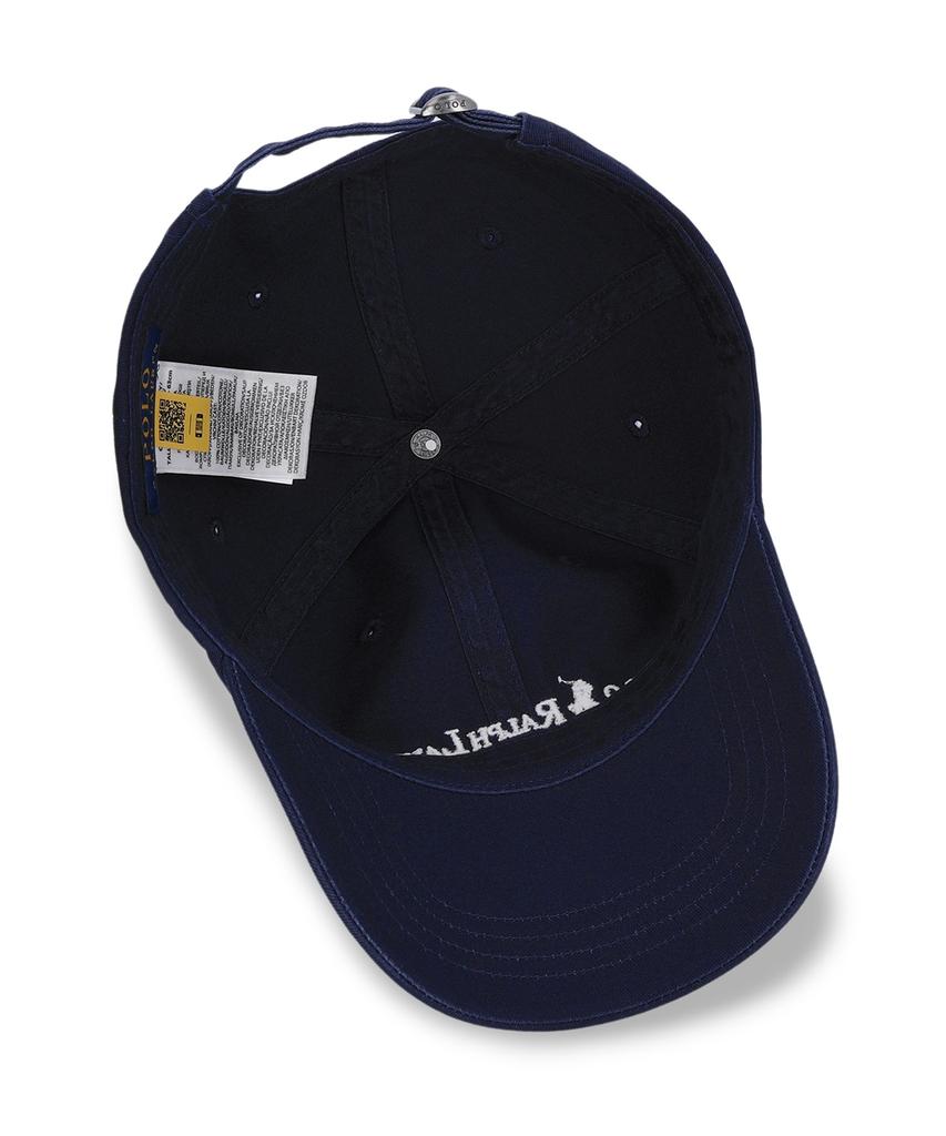Кепка-бейсболка POLO RALPH LAUREN из хлопкового твила - Темно-синяя