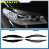 Car Accessories Carbon Fiber Headlight Eye Lid Eyebrow Cover Trim Fit for BMW 5 Series F10 F11 2011 2012 2013 2014