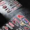FOR HONDA HRC H WING Waterproof Reflective Motorbike Stickers Easy Peel Removable Decals for Motorcycle CarOW3