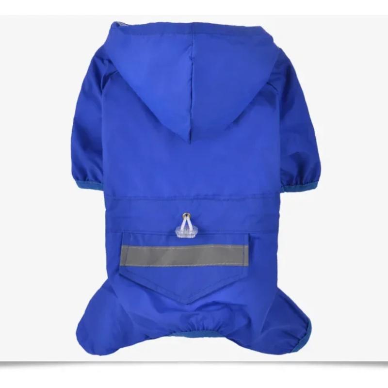 Дождевик для домашних собак, комбинезон с капюшоном, водонепроницаемая одежда для собак, дождевик для маленьких собак, куртка, дождевик