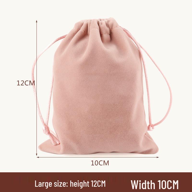 Lucky Bag Flannel and Brocade Jewelry Pouch