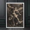 Улица. Винтажные постеры Михаила Архангела с принтами для гостиной, домашнего декора, христианская религия, ангел, холст, картина, настенное искусство