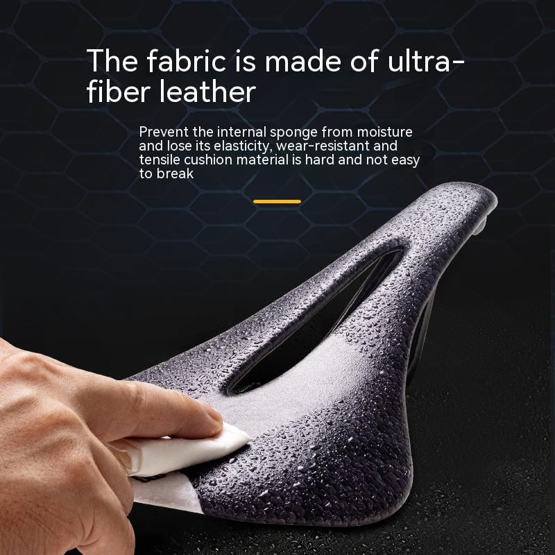 Велосипедное седло MTB для горного шоссейного велосипеда, седло из искусственной кожи с гелем, удобное ударопрочное велосипедное седло