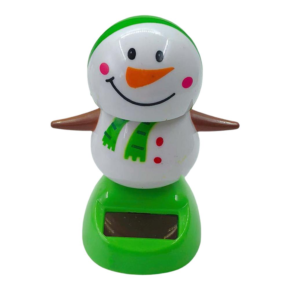 Рождественская атмосфера украшения для автомобиля солнечная кукла-качалка снеговик/лось подарок консольное украшение holid P6E8