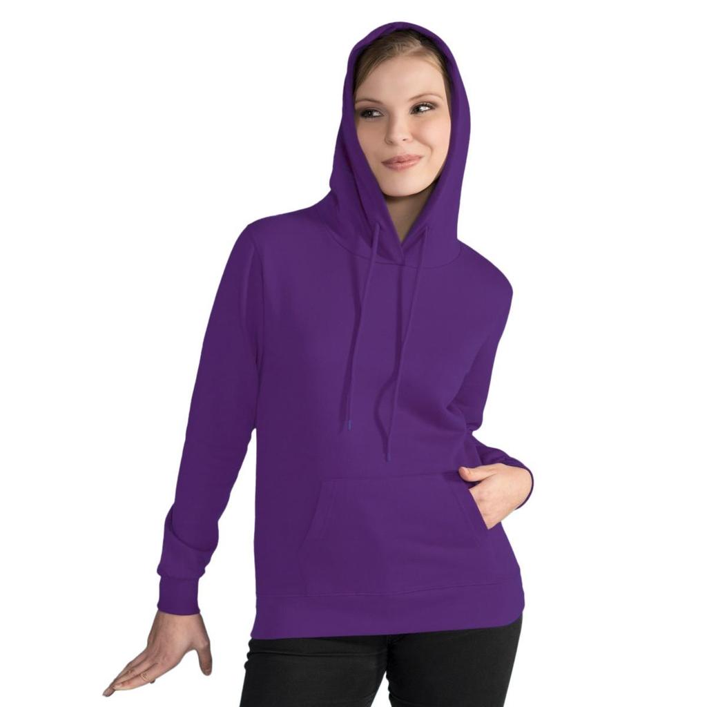 SG Ladies/Womens Plain Hooded Sweatshirt Top / Hoodie